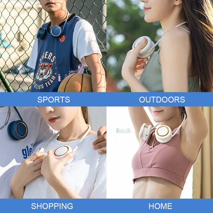 Foldable USB Mini Portable Neck Fan | Stornfield