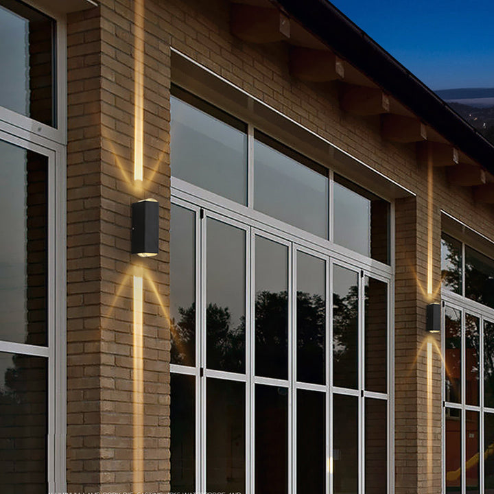 Waterproof Multifunctional Up Down Lighting Spotlight Outdoor Wall Lamps | Stornfield