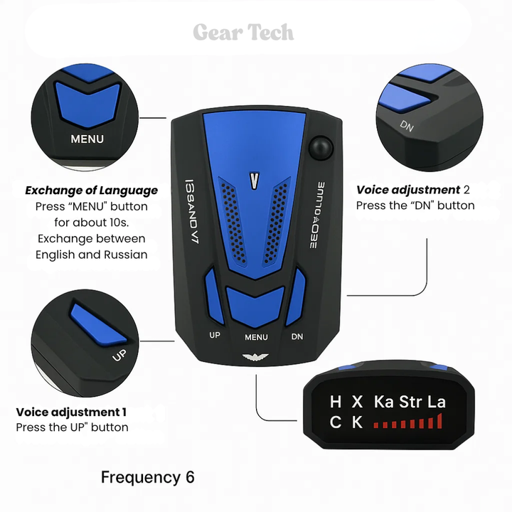 Stornfield | Radar Detector UK – Flash Speed Camera Detector with Precision Long-Range Detection for Safe Driving