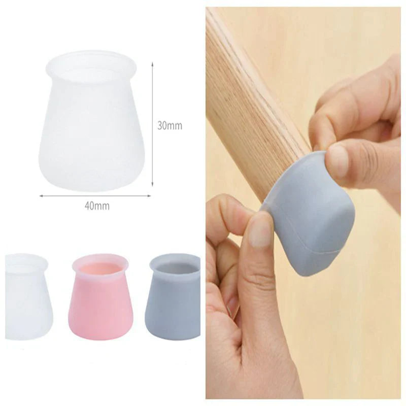 4 Pcs Stornfield Silicone Chair Leg Covers