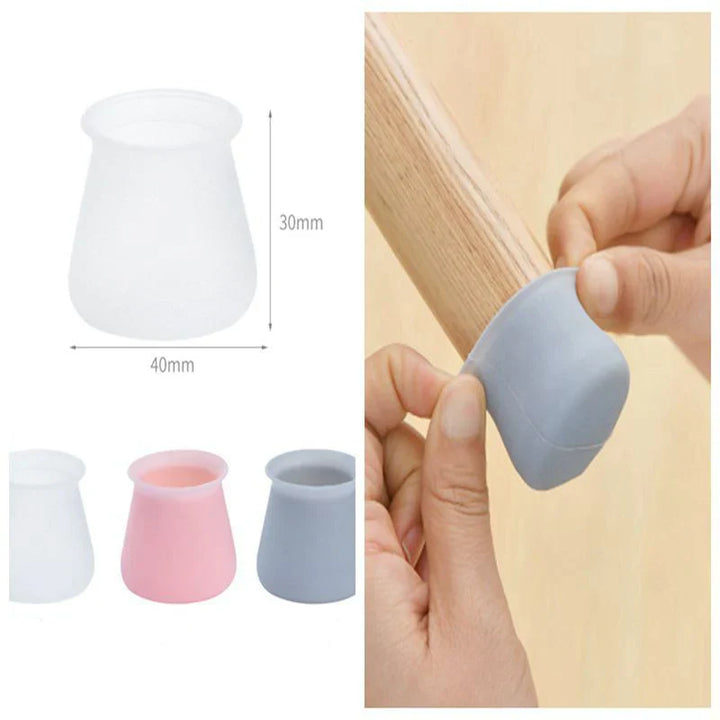 4 Pcs Stornfield Silicone Chair Leg Covers