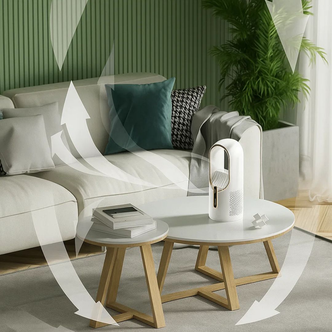 CoolMist | Portable Air Cooler Humidifier - Adjustable Quiet Mist - Compact USB Powered - Office and Bedside Personal Comfort for All-Day Freshness Stornfield