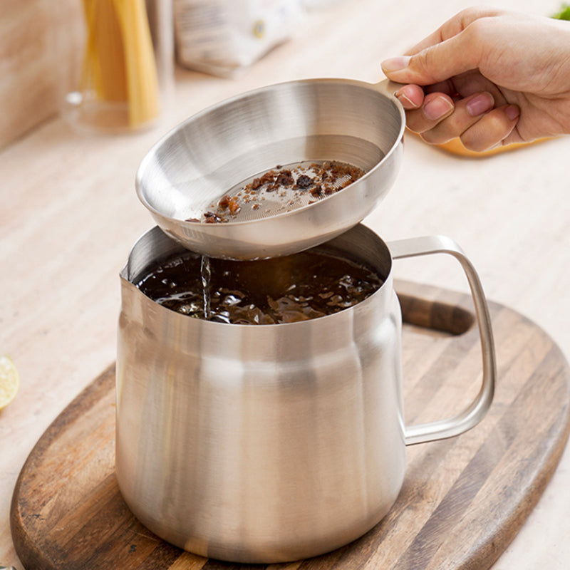 2-in-1 304 Stainless Steel Multifunctional Oil Strainer Pot | Stornfield