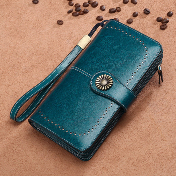 Retro long wallet with large capacity | Stornfield