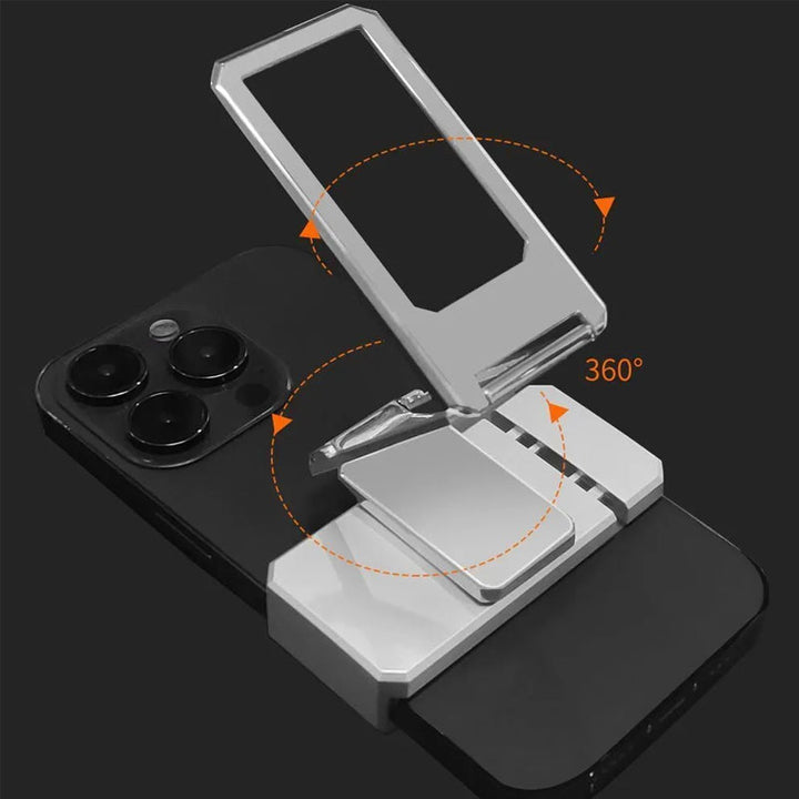 Foldable phone holder with back clip | Stornfield