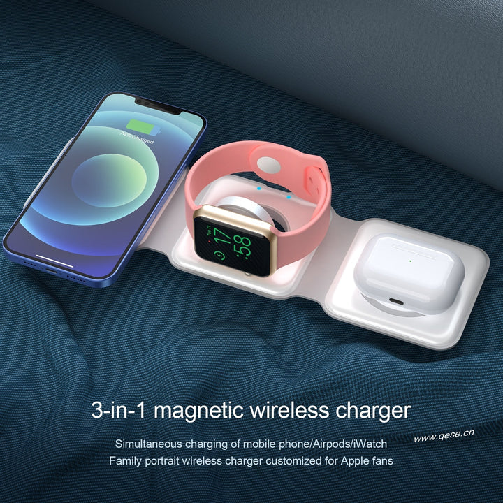 3 in 1 Wireless Magnetic Charger | Stornfield