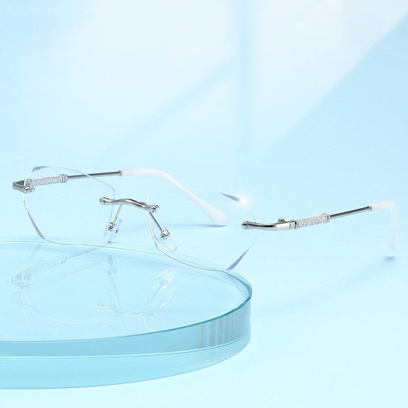 Stornfield | Fashionable Rimless Blue Light Blocking Reading Glasses