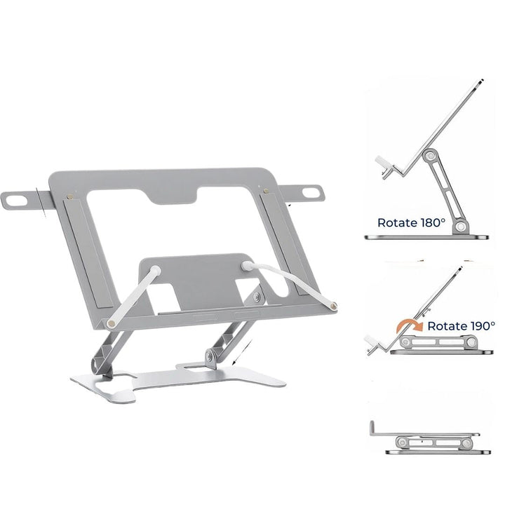 ReadEase | Adjustable Reading Stand – Ergonomic Neck Relief – Compact Foldable Design – For Comfort at Home, Office, and Stornfield Desk