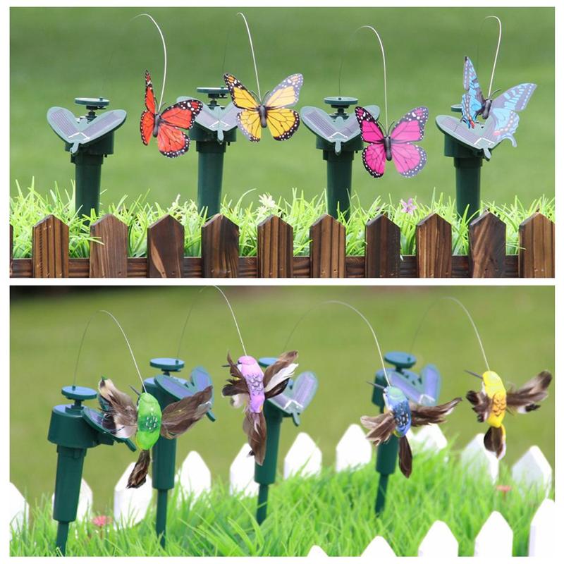 Stornfield | Solar-Powered Dancing Hummingbird and Butterfly