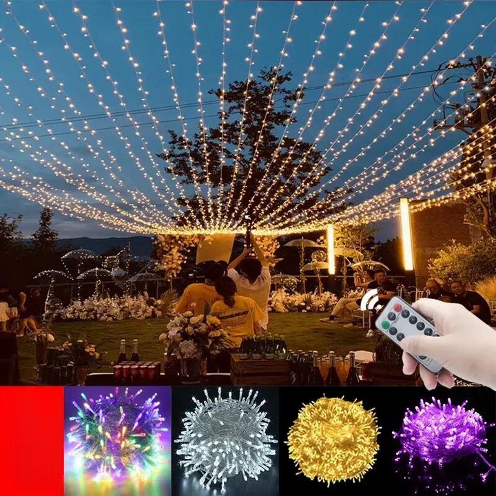 FestiveGlow Outdoor Lighting - Magical LED Outdoor Lighting for Parties | Stornfield