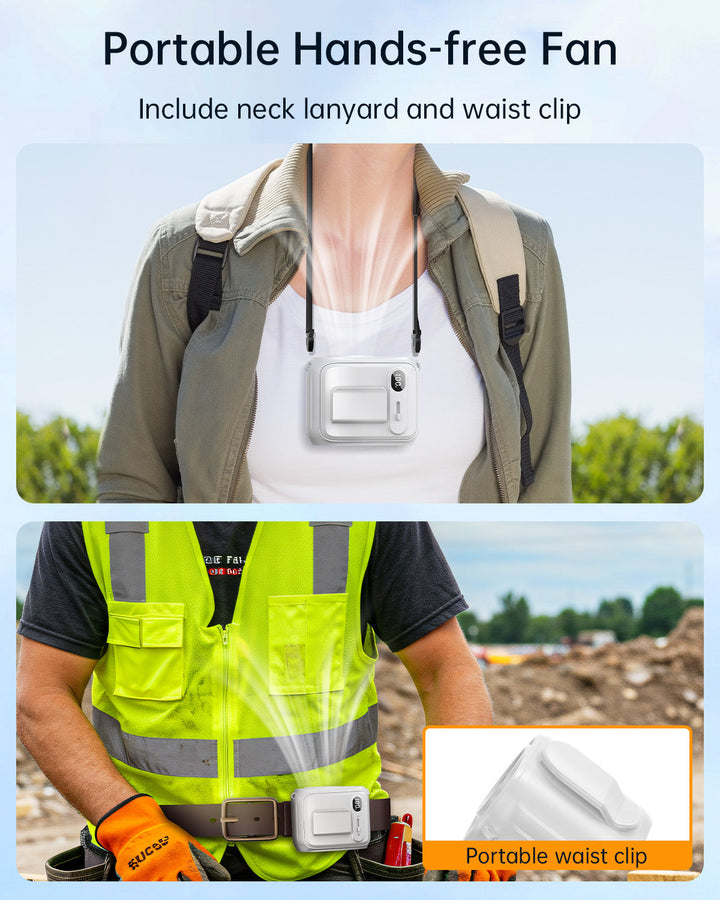 Waist Fan Hands-Free Personal Neck Fan for Outdoor Camping | Stornfield