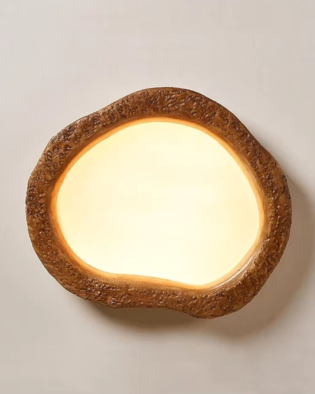 Stornfield | Minimalist Wooden Lamp in Japandi Style with Glow Effect