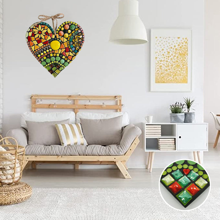 Stornfield | Large Mosaic Heart Garden Decoration