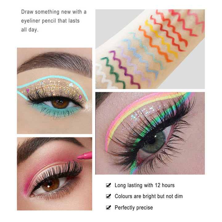 20 PCS Colored Eyeliner Pencil Set | Stornfield