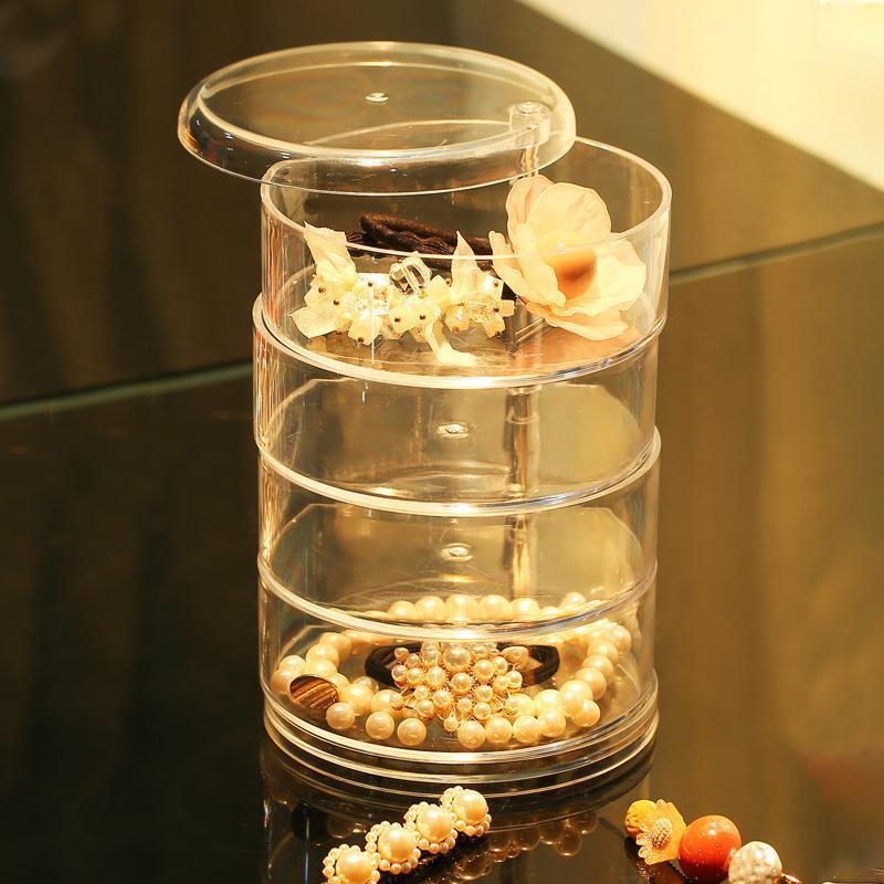 Transparent rotating storage box | Stornfield