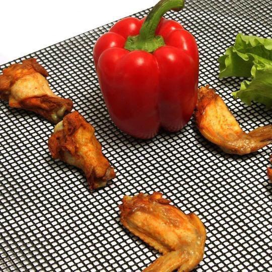 Stornfield | Reusable Non-Stick Teflon Barbecue Grill Mesh Mat for Easy Cleaning