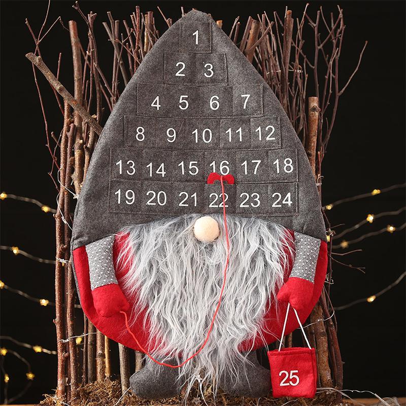 Countdown To Christmas Santa Pendant Advent Calendar | Stornfield