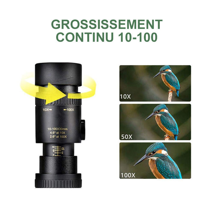 Super Telephoto Zoom Monocular Telescope 4K | Stornfield