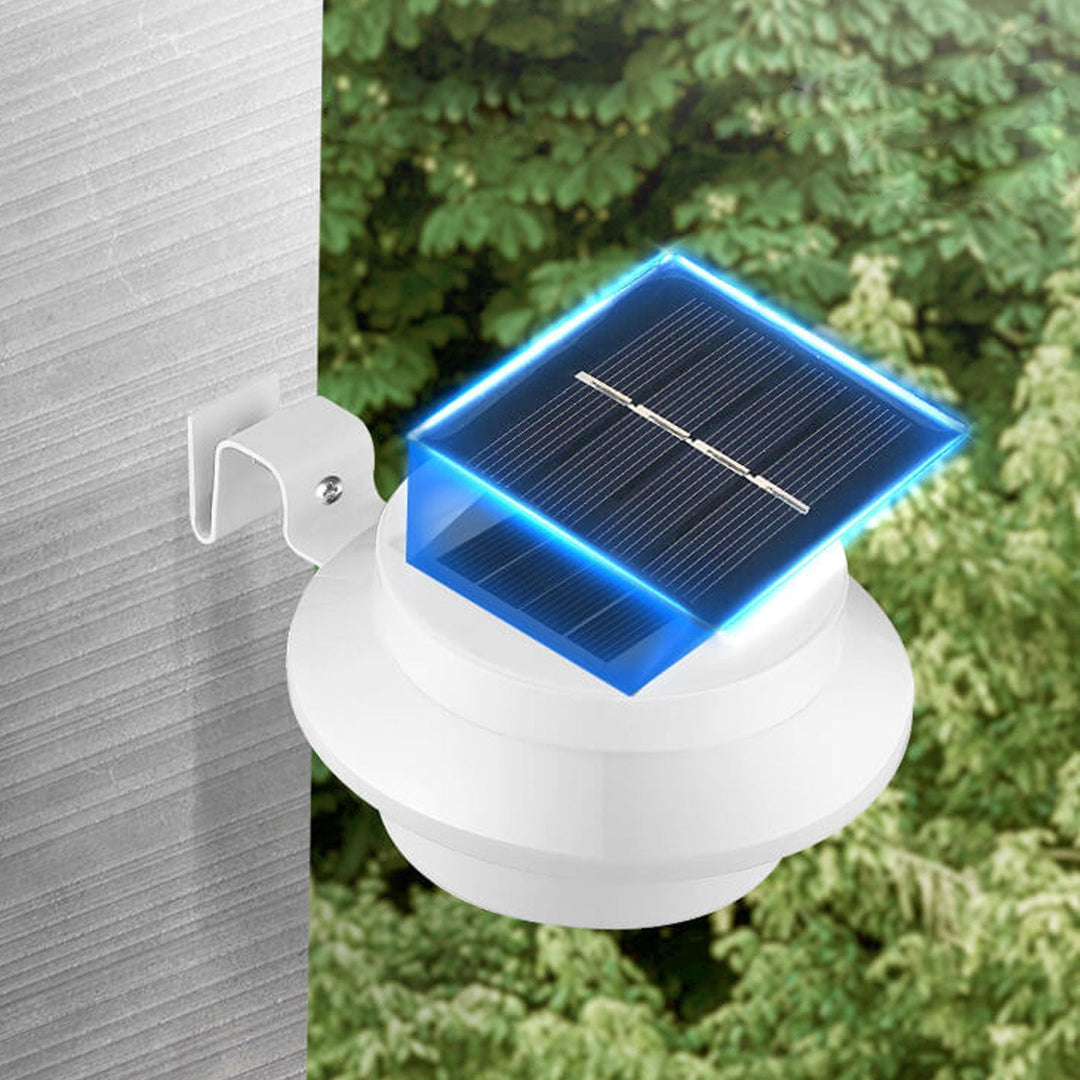 Solar Cylinder LED Outdoor Waterproof Fence Wall Sconce Lamp | Stornfield