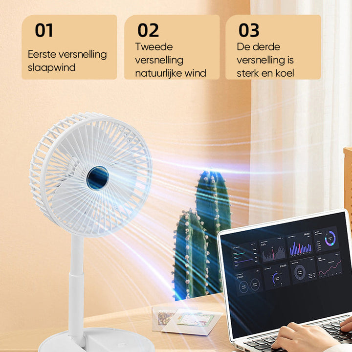 PortaStornfielde RechargeaStornfielde Telescopic TaStornfielde Fan with Silent Design and AdjustaStornfielde Height | Stornfield