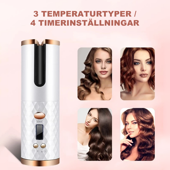 Stornfield | Cordless Rotating Automatic Curling Iron