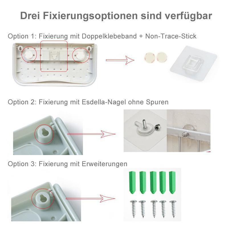 Shoe rack with integrated wall holder for wall mounting | Stornfield