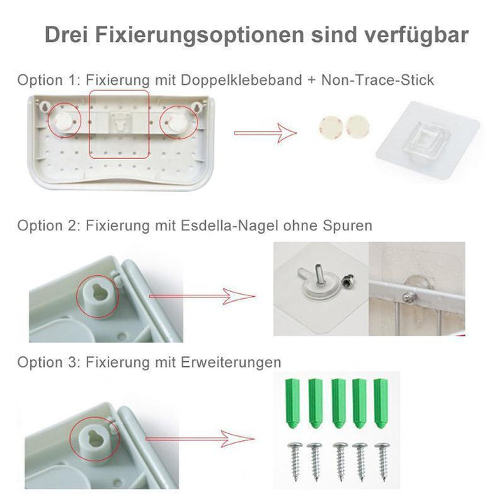 Shoe rack with integrated wall holder for wall mounting | Stornfield