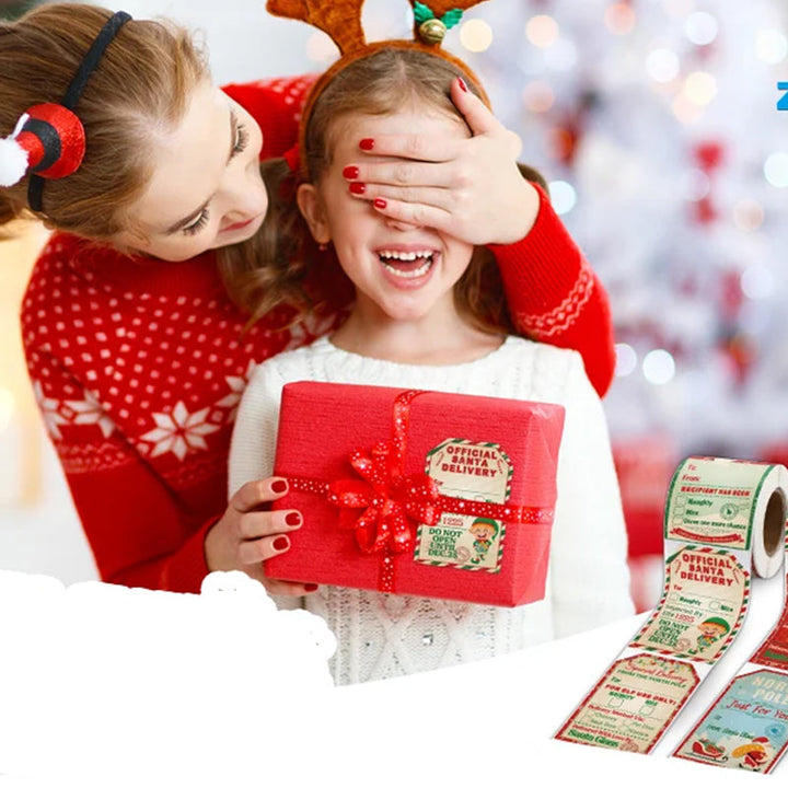 Christmas Decoration Sticker Roll (200 pieces) | Stornfield