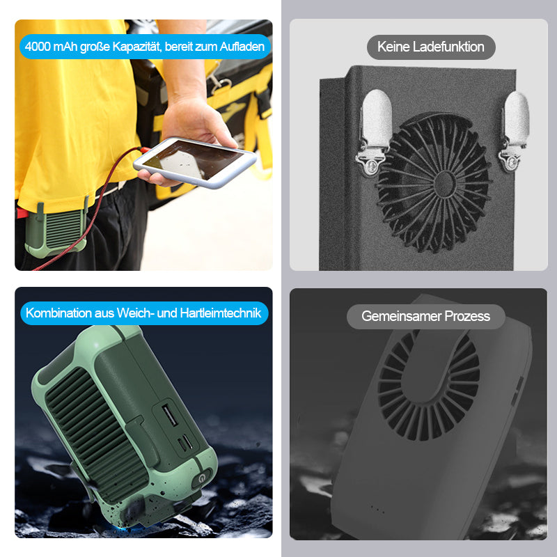 USB Rechargeable Portable Waist Fan | Stornfield