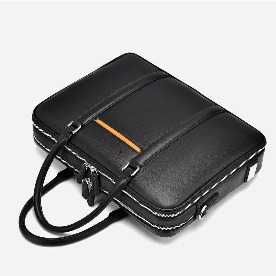 Stornfield | Manhattan Leather Business Laptop Briefcase Crossbody Handbag