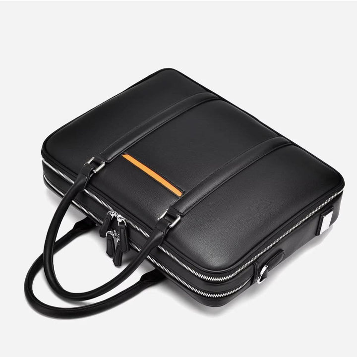 Stornfield | Manhattan Leather Business Laptop Briefcase Crossbody Handbag