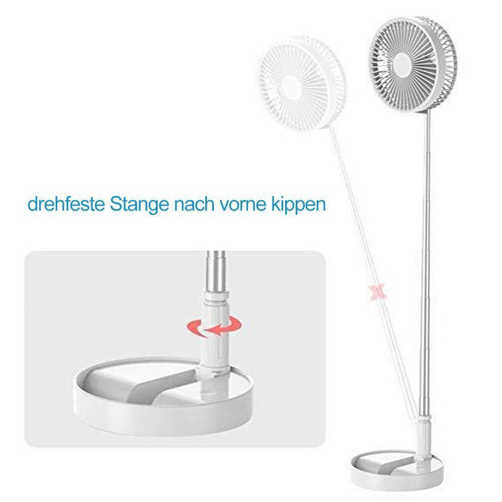Telescope collapsible USB charging fan | Stornfield