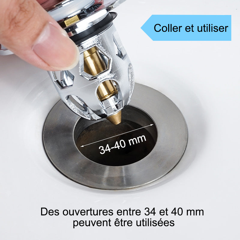 Universal water head drain plug for sink | Stornfield