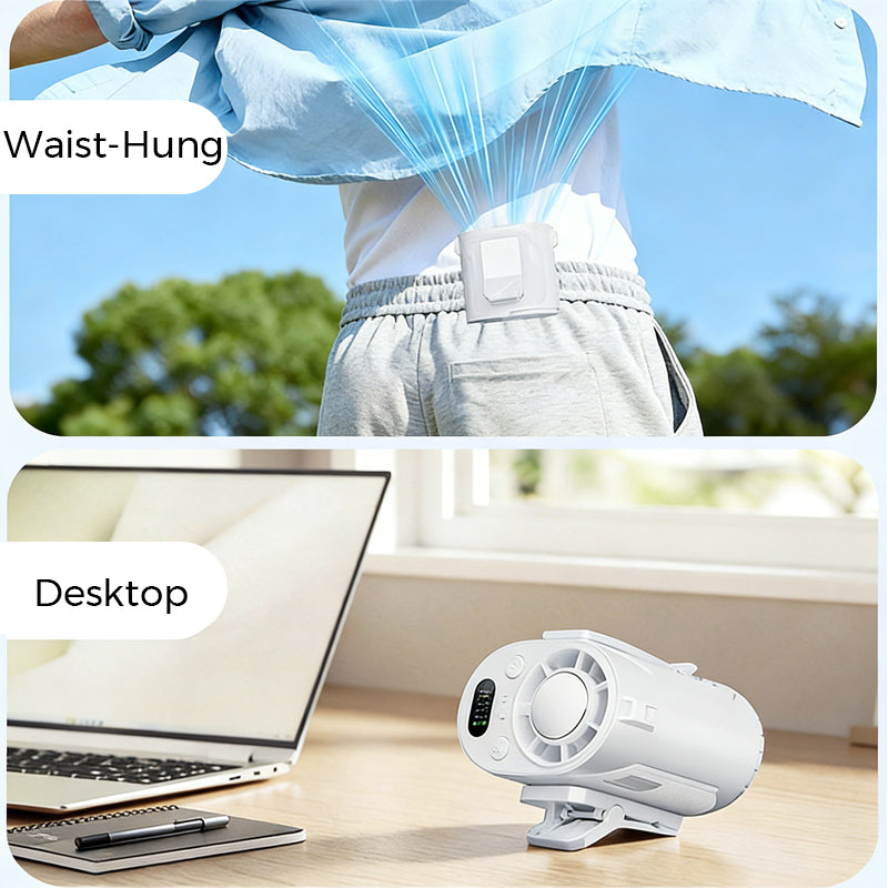 Portable Ice Cooling Waist Fan | Stornfield