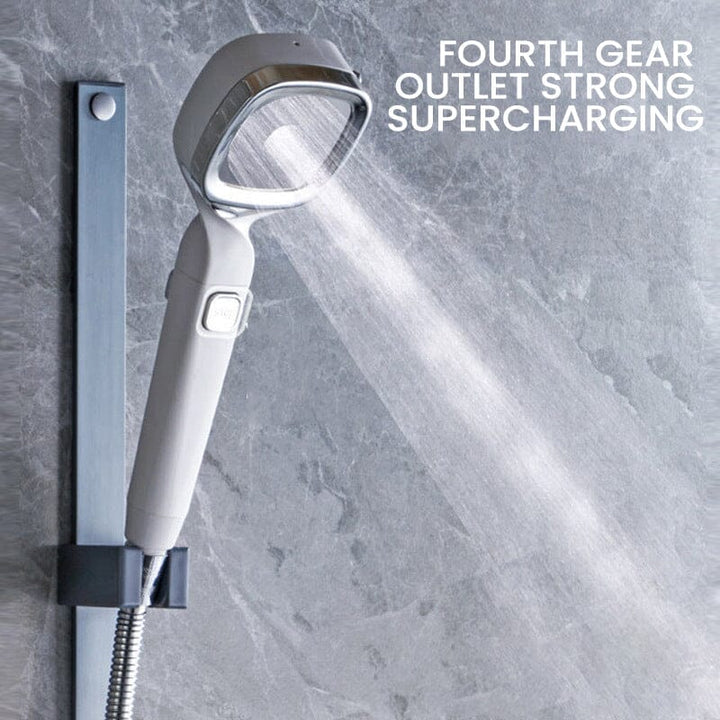 4-mode Handheld Pressurized Shower Head with Pause Switch | Stornfield