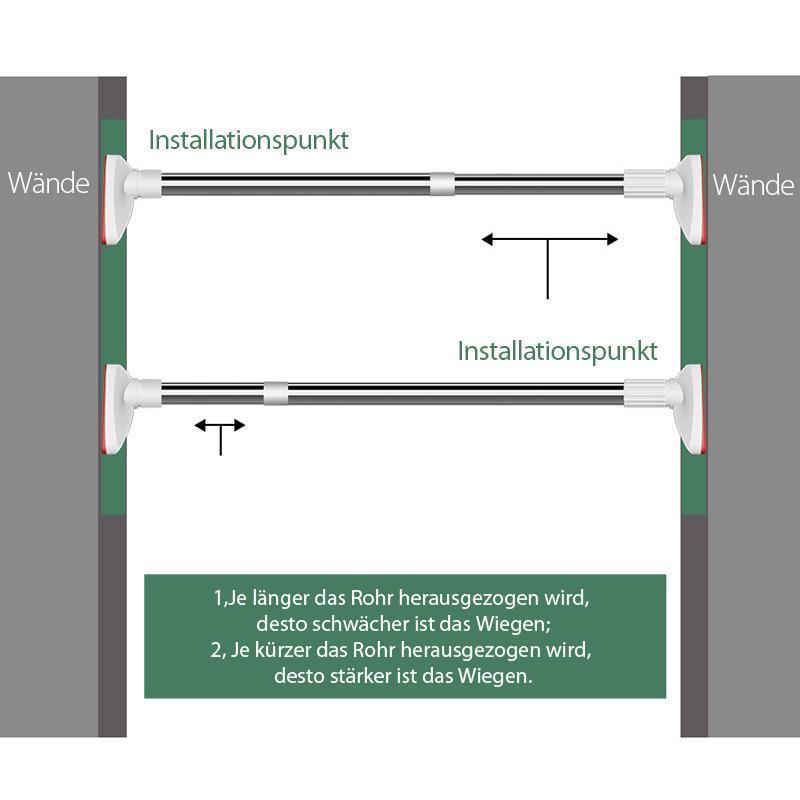 Stornfield | Telescopic Clothing Rod made of Stainless Steel