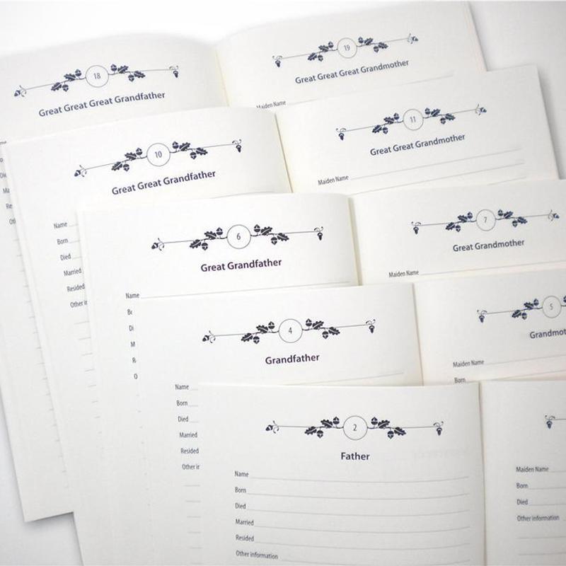 Family Tree Notebook - Memories Of Ancestors | Stornfield