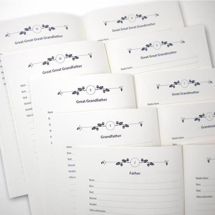 Family Tree Notebook - Memories Of Ancestors | Stornfield