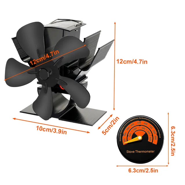 Stornfield | Best Wood Burner Stove Fan for Log Burning Fire Stove