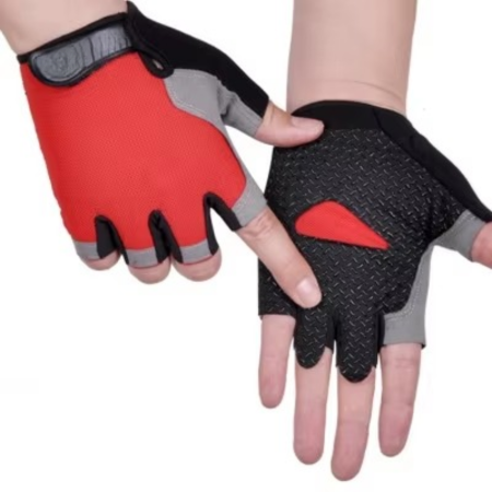Stornfield | Breathable Anti Slip Shock Absorbing Half Finger Cycling Gloves