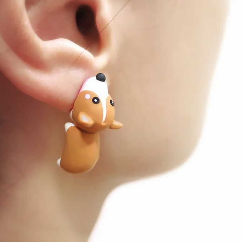 Stornfield | Cute Animal Bite Earrings, 1 Pair