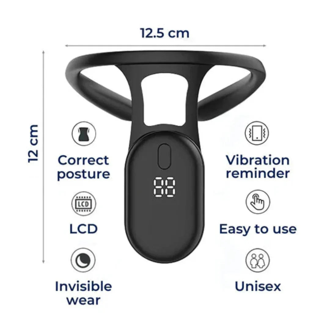 Stornfield | Cervical Spine Traction Neck Support for Posture Correction | Adjustable Neck and Back Posture Corrector | Spine Alignment and Relief | Real Time feedback