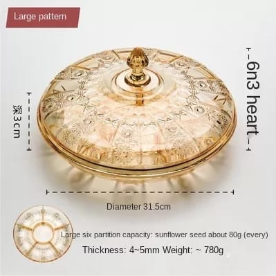 Stornfield Acrylic Dry Fruit Storage Box with Lid