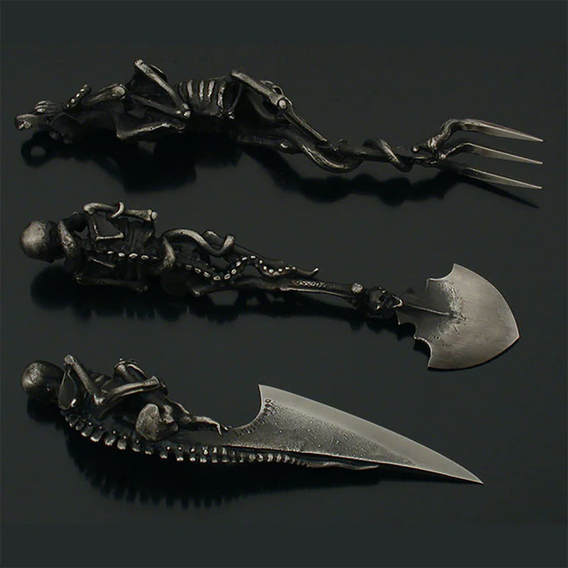 Halloween Gift Skeletal Cutlery Sets | Stornfield