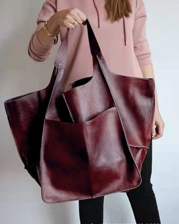 Stornfield | Sac en cuir chic et durable avec grande capacité - Élégant, sac à main pour femmes polyvalent