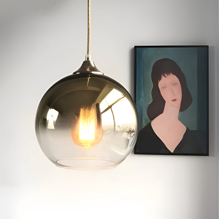 Industrial Glass Pendant Light with LED – Modern & Decorative | Ideal for Kitchens, Dining Rooms & Bars | Stornfield