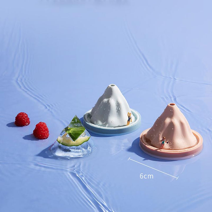 Reusable Silicone Snow Mountain Iceberg Ice Cube Mold with Lid | Stornfield