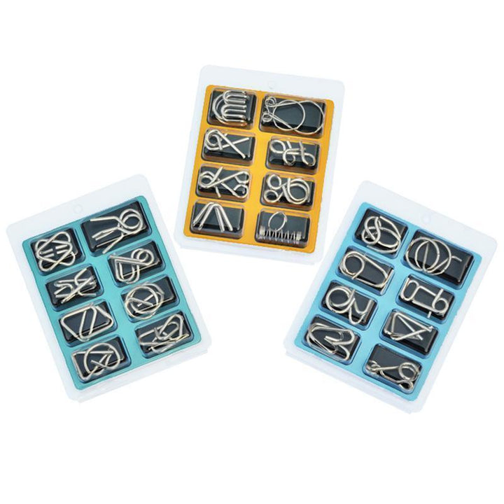 Metal Puzzle Toys Set (8 Pieces) | Stornfield