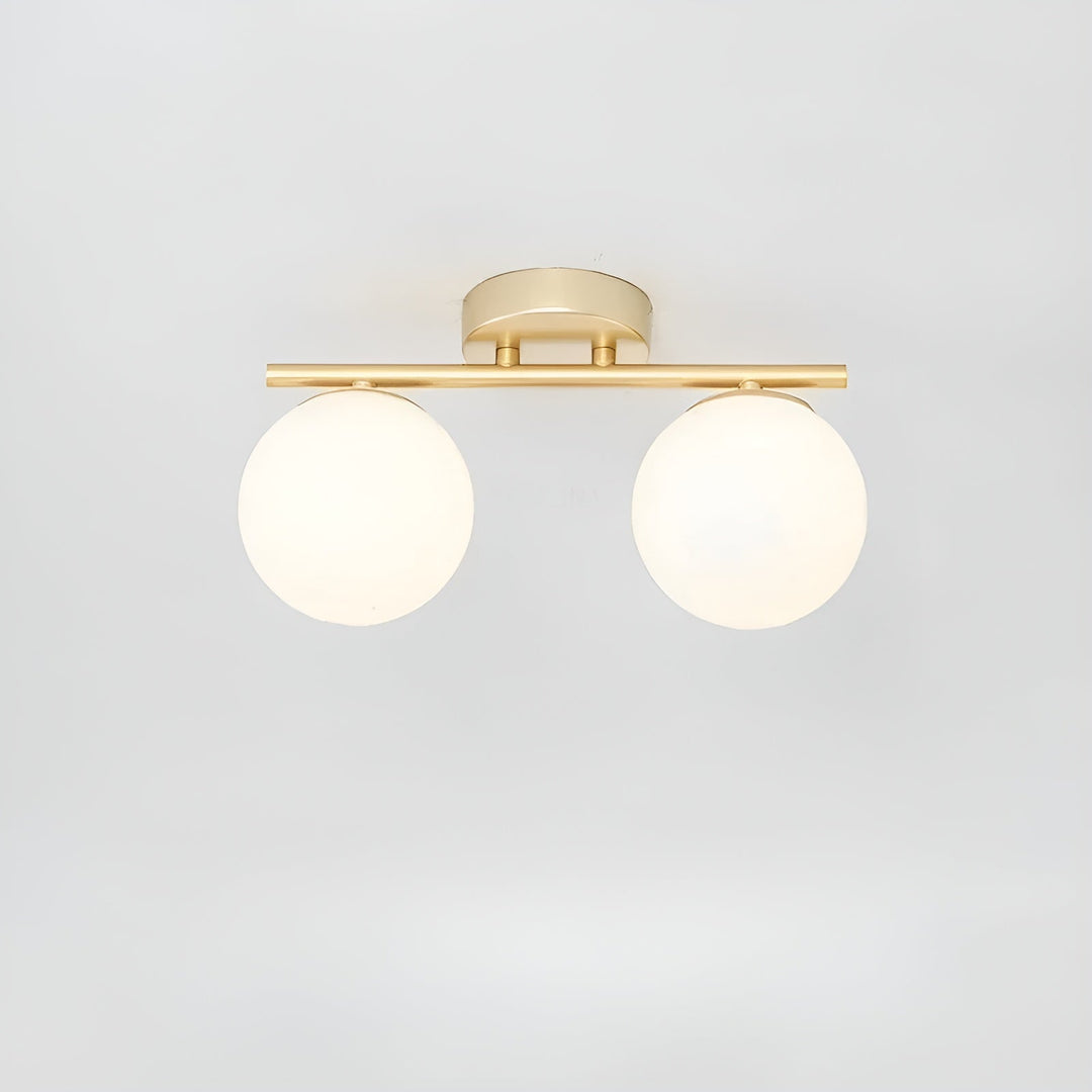 LED ceiling light made of glass – Nordic design | For living & bedroom | Stornfield