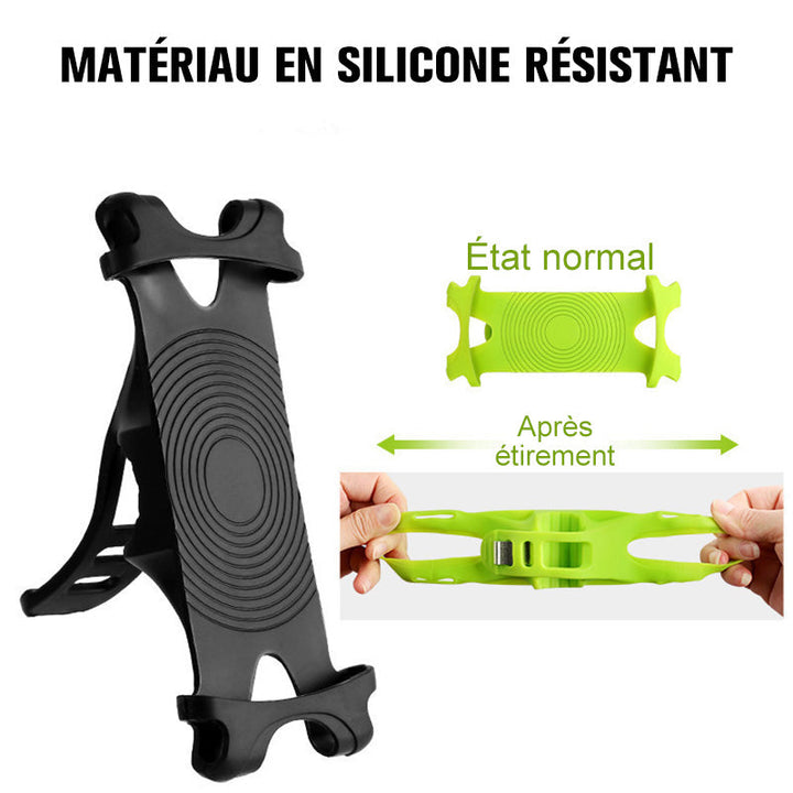 Universal Silicone Bicycle Phone Mount, Anti-Slip, Adjustable | Stornfield